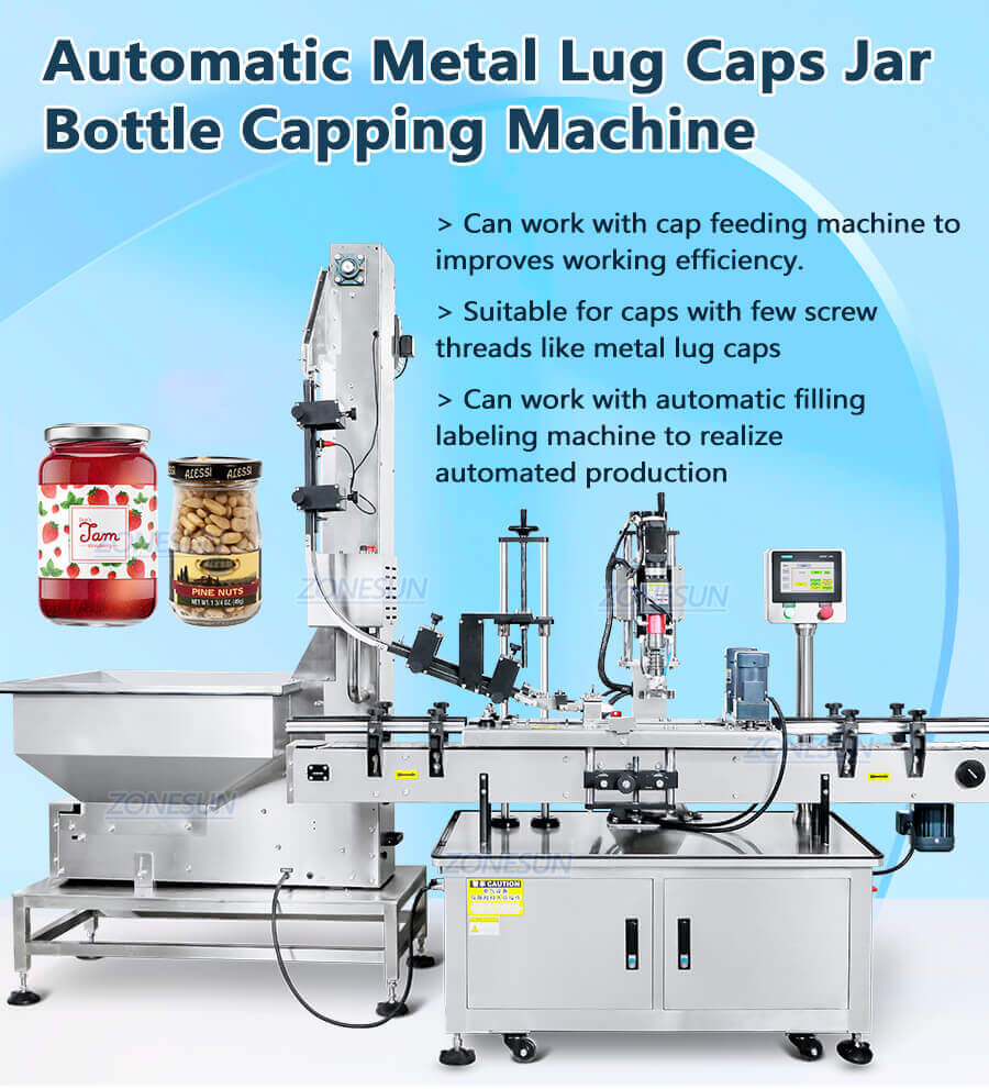 Twist Off Cap Capping Machine-ZONESUN TECHNOLOGY LIMITED Twist Off Cap Capping Machine-ZONESUN TECHNOLOGY LIMITED