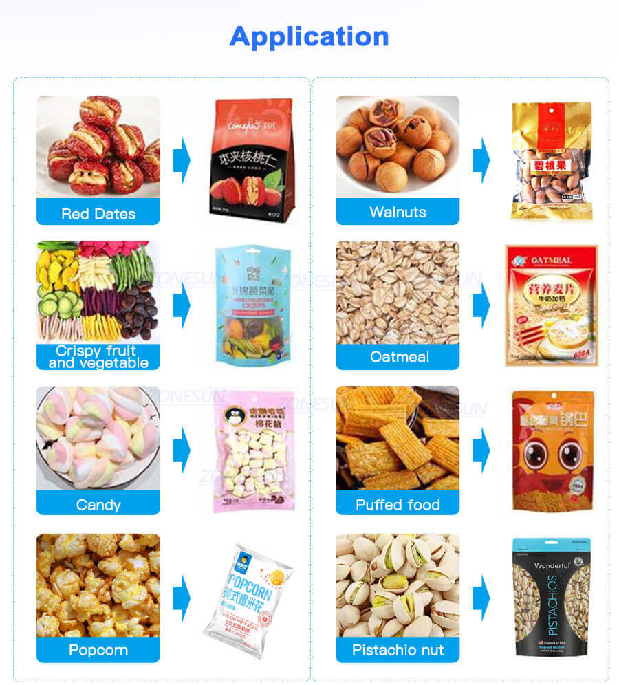 Pouch Granule Weighing Packaging Machine-ZONESUN TECHNOLOGY LIMITED Pouch Granule Weighing Packaging Machine-ZONESUN TECHNOLOGY LIMITED