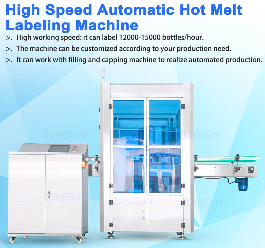Hot Melt Glue Labeling Machine-ZONESUN TECHNOLOGY LIMITED Hot Melt Glue Labeling Machine-ZONESUN TECHNOLOGY LIMITED