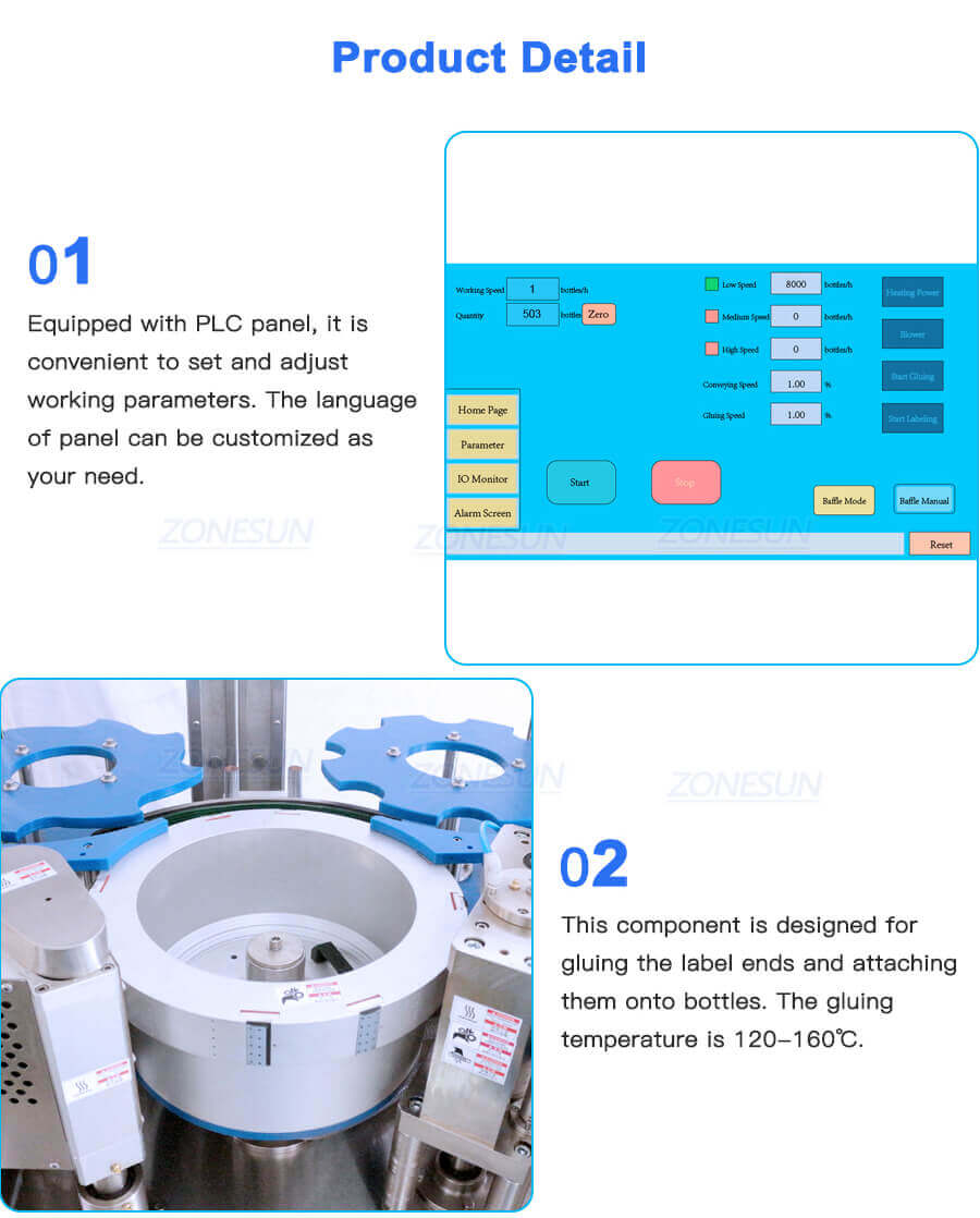 Hot Melt Glue Labeling Machine-ZONESUN TECHNOLOGY LIMITED Hot Melt Glue Labeling Machine-ZONESUN TECHNOLOGY LIMITED