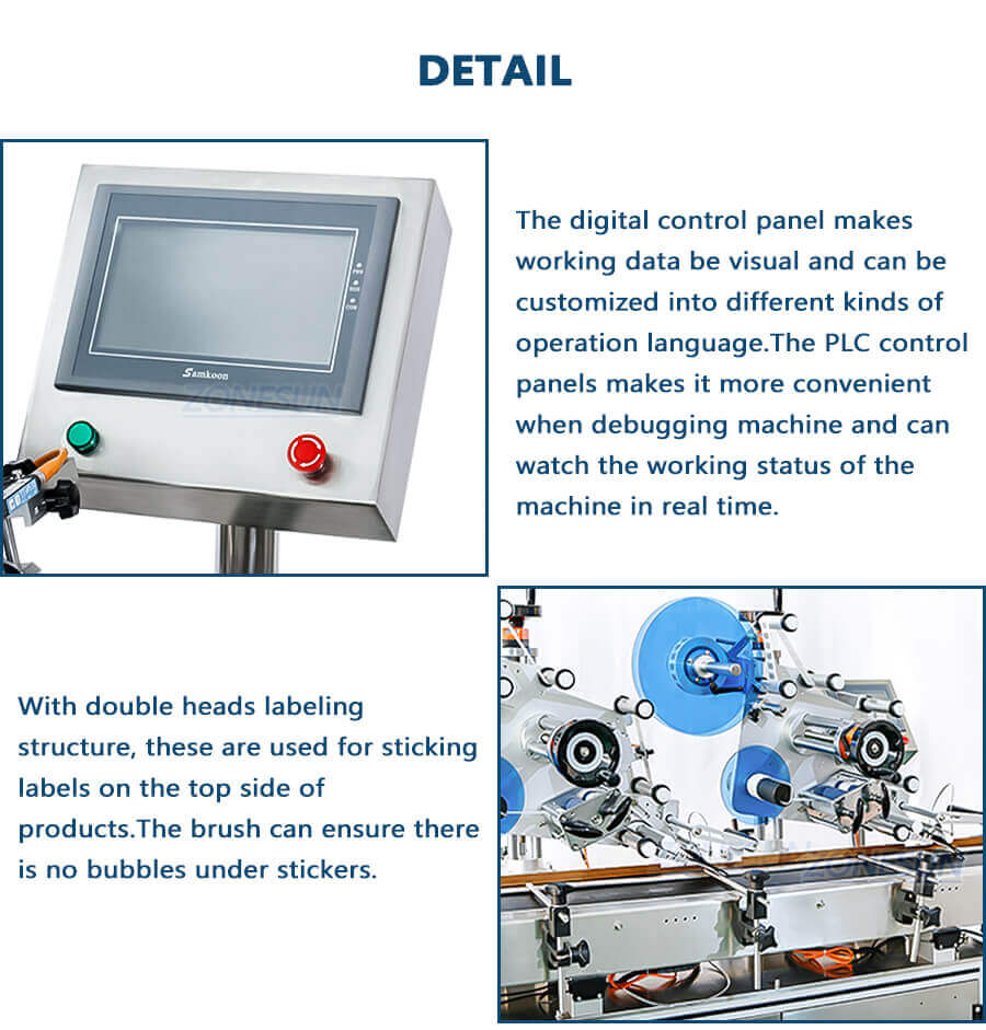 Double Head Corner Labeling Machine-ZONESUN TECHNOLOGY LIMITED Double Head Corner Labeling Machine-ZONESUN TECHNOLOGY LIMITED