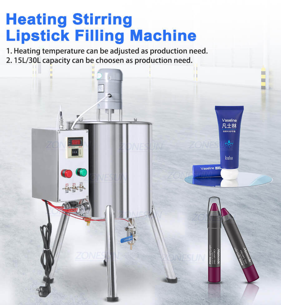 Lipstick Filling Machine-ZONESUN TECHNOLOGY LIMITED