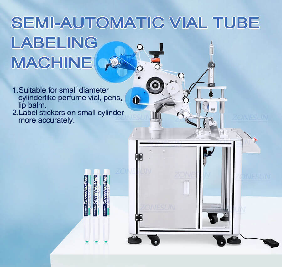 Round Tube Labeling Machine-ZONESUN TECHNOLOGY LIMITED Round Tube Labeling Machine-ZONESUN TECHNOLOGY LIMITED