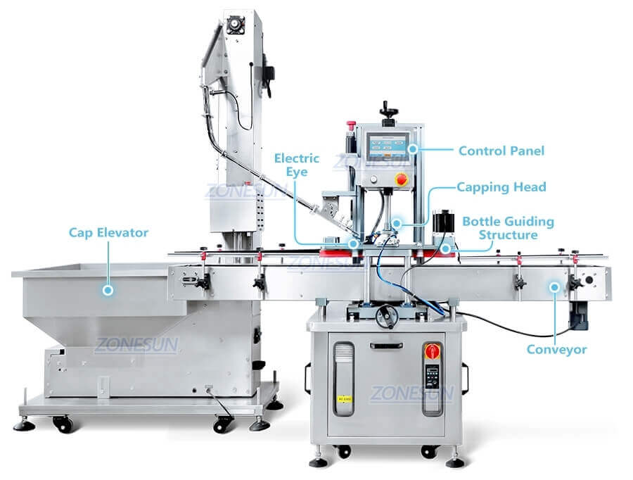 Lug Cap Capping Machine-ZONESUN TECHNOLOGY LIMITED Lug Cap Capping Machine-ZONESUN TECHNOLOGY LIMITED
