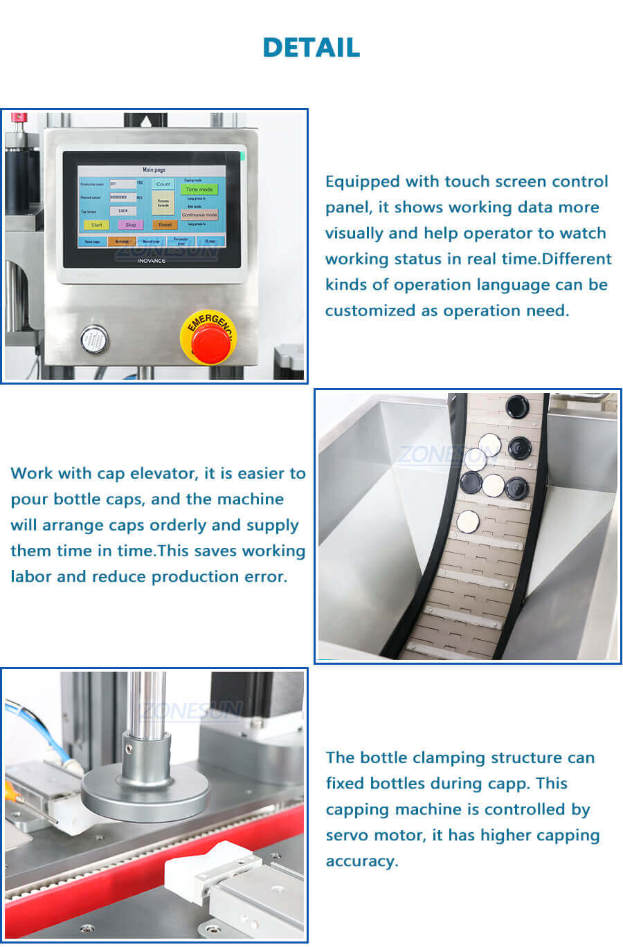 Lug Cap Capping Machine-ZONESUN TECHNOLOGY LIMITED Lug Cap Capping Machine-ZONESUN TECHNOLOGY LIMITED