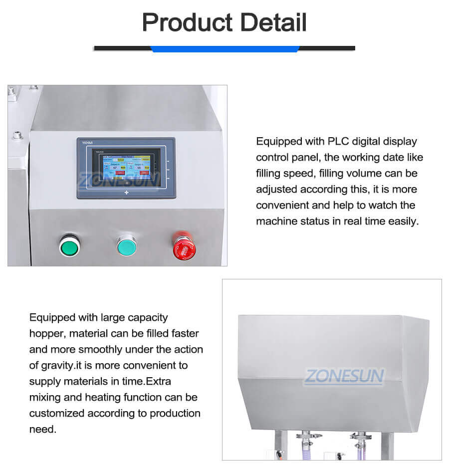 Rotor Pump Filling Machine-ZONESUN TECHNOLOGY LIMITED