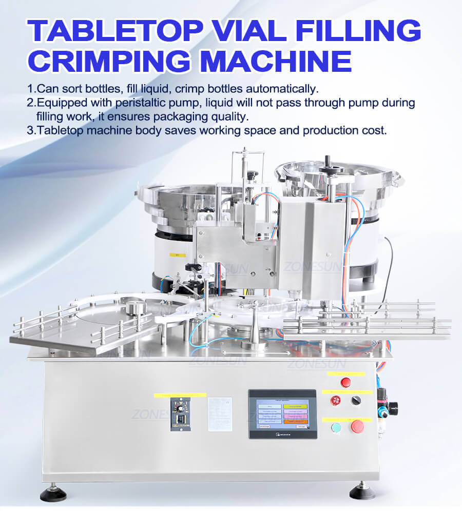Vial Filling Crimping Capping Machine-ZONESUN TECHNOLOGY LIMITED Vial Filling Crimping Capping Machine-ZONESUN TECHNOLOGY LIMITED