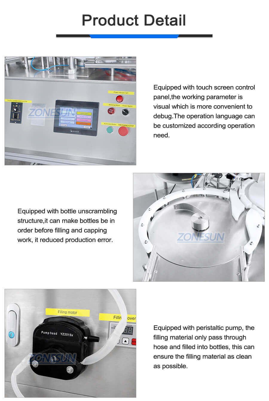 Vial Filling Crimping Capping Machine-ZONESUN TECHNOLOGY LIMITED Vial Filling Crimping Capping Machine-ZONESUN TECHNOLOGY LIMITED