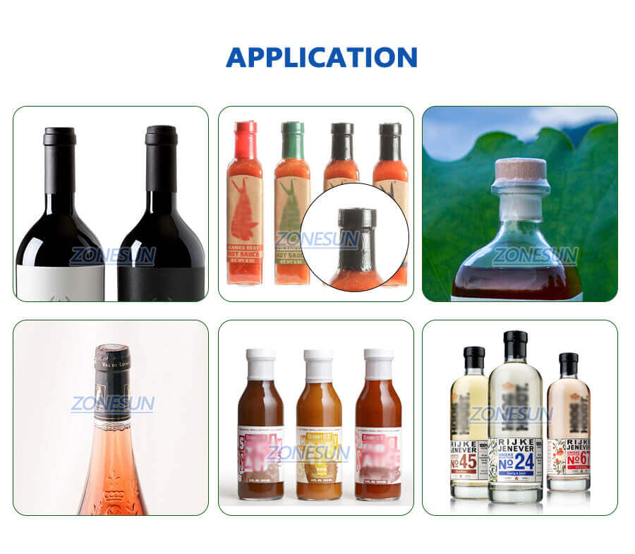 Bottle Cap Sleeve Shrinking Machine-ZONESUN TECHNOLOGY LIMITED Bottle Cap Sleeve Shrinking Machine-ZONESUN TECHNOLOGY LIMITED