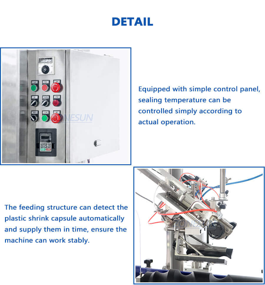 Bottle Cap Sleeve Shrinking Machine-ZONESUN TECHNOLOGY LIMITED Bottle Cap Sleeve Shrinking Machine-ZONESUN TECHNOLOGY LIMITED