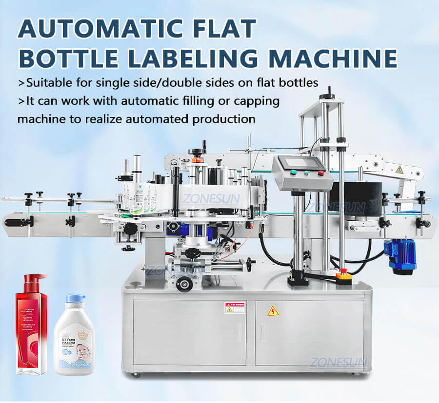 Flat Bottle Labeling Machine-ZONESUN TECHNOLOGY LIMITED Flat Bottle Labeling Machine-ZONESUN TECHNOLOGY LIMITED