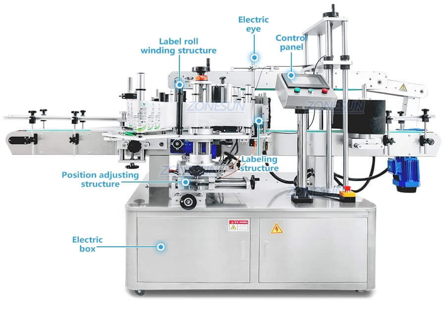 Flat Bottle Labeling Machine-ZONESUN TECHNOLOGY LIMITED Flat Bottle Labeling Machine-ZONESUN TECHNOLOGY LIMITED