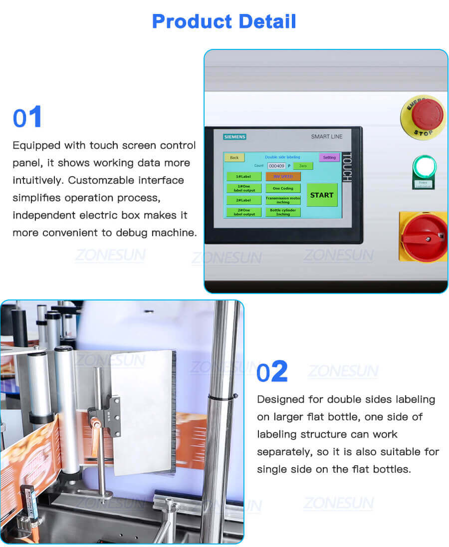 Flat Bucket Labeling Machine-ZONESUN TECHNOLOGY LIMITED Flat Bucket Labeling Machine-ZONESUN TECHNOLOGY LIMITED
