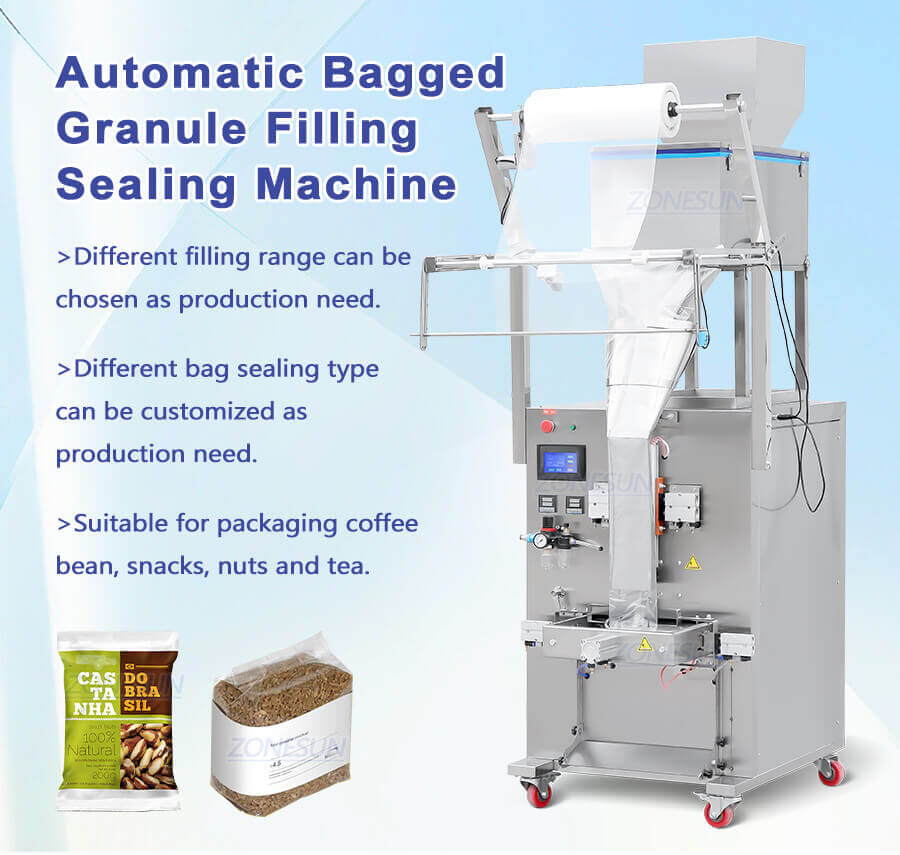 Granule Bag Weighing Packaging Machine-ZONESUN TECHNOLOGY LIMITED Granule Bag Weighing Packaging Machine-ZONESUN TECHNOLOGY LIMITED