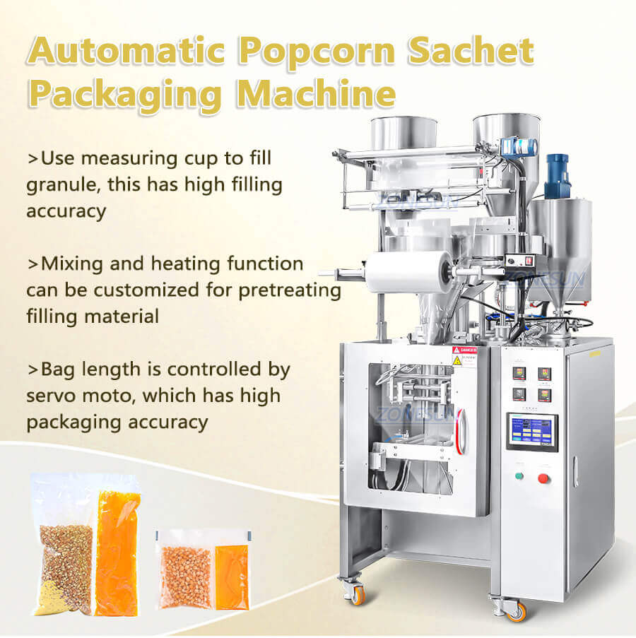 Popcorn Packing Machine-ZONESUN TECHNOLOGY LIMITED Popcorn Packing Machine-ZONESUN TECHNOLOGY LIMITED