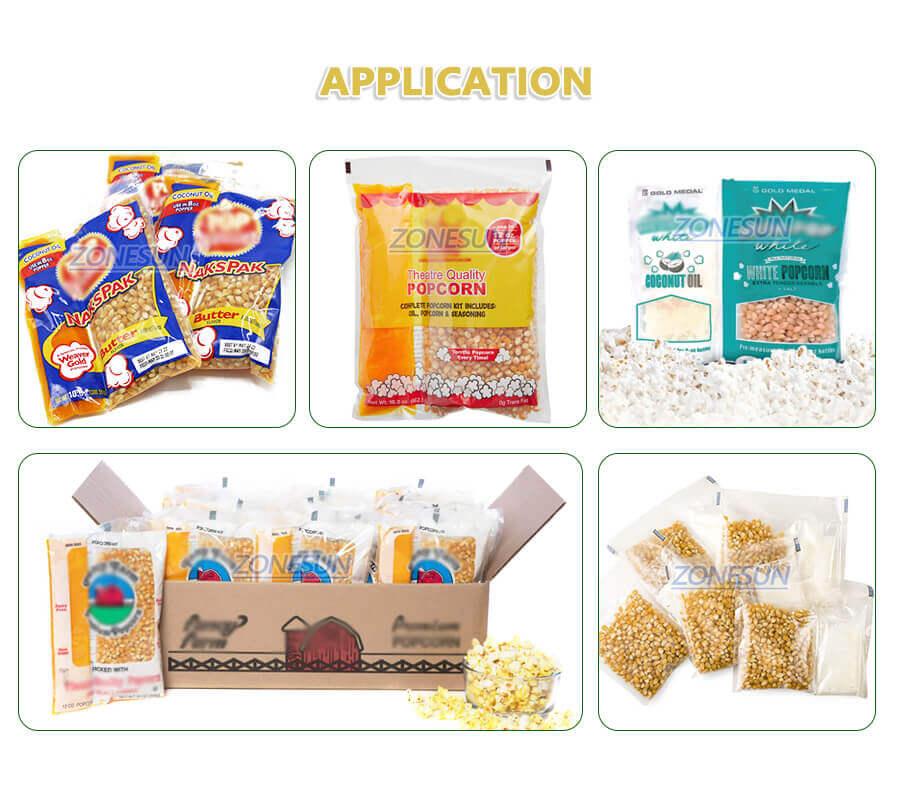 Popcorn Packing Machine-ZONESUN TECHNOLOGY LIMITED Popcorn Packing Machine-ZONESUN TECHNOLOGY LIMITED