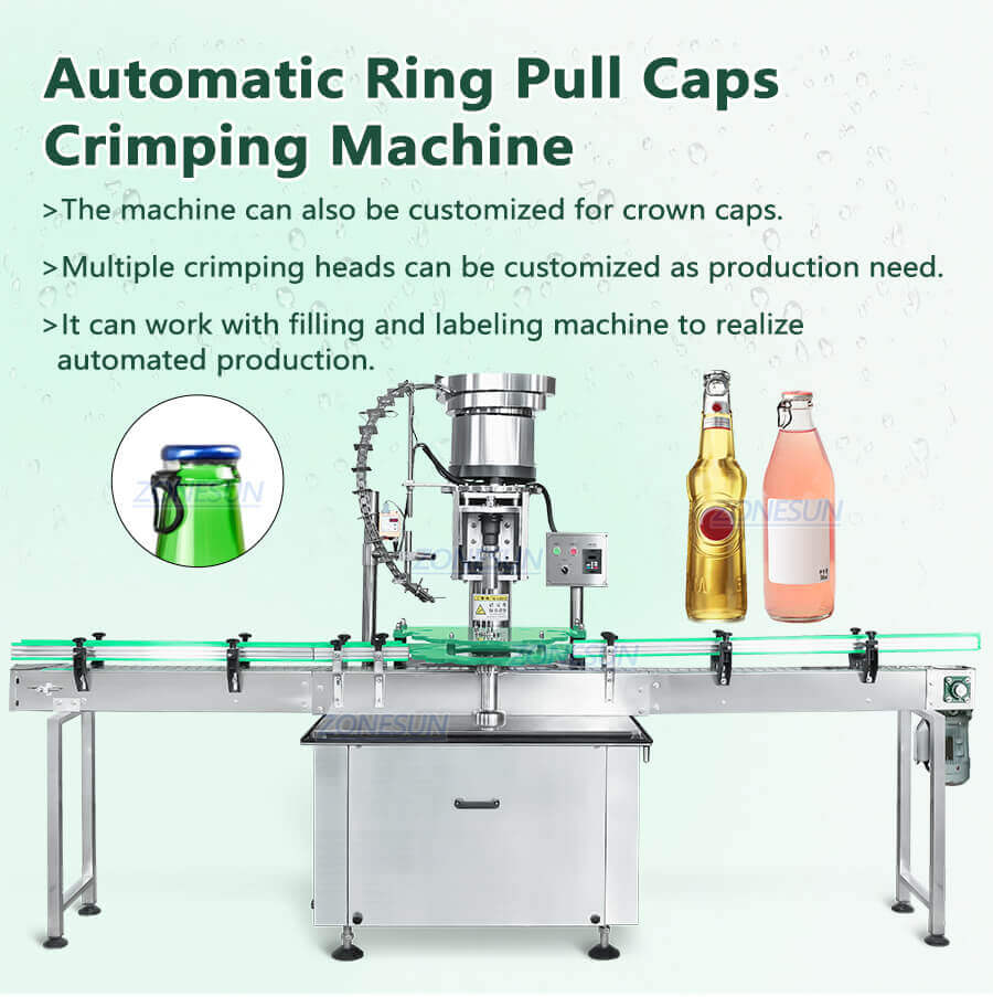 Beer Bottles Capping Machine-ZONESUN TECHNOLOGY LIMITED Beer Bottles Capping Machine-ZONESUN TECHNOLOGY LIMITED