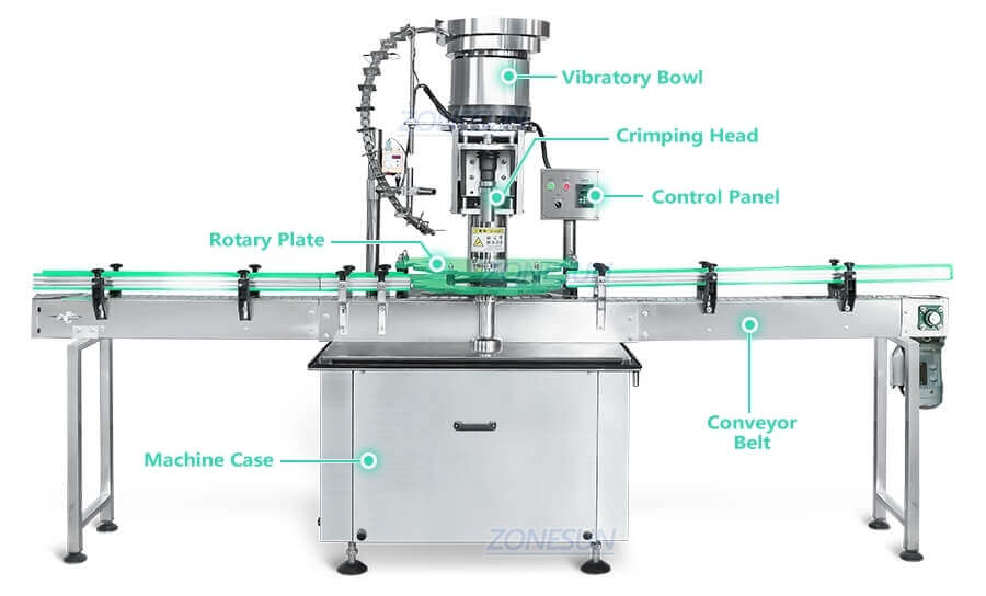 Beer Bottles Capping Machine-ZONESUN TECHNOLOGY LIMITED Beer Bottles Capping Machine-ZONESUN TECHNOLOGY LIMITED