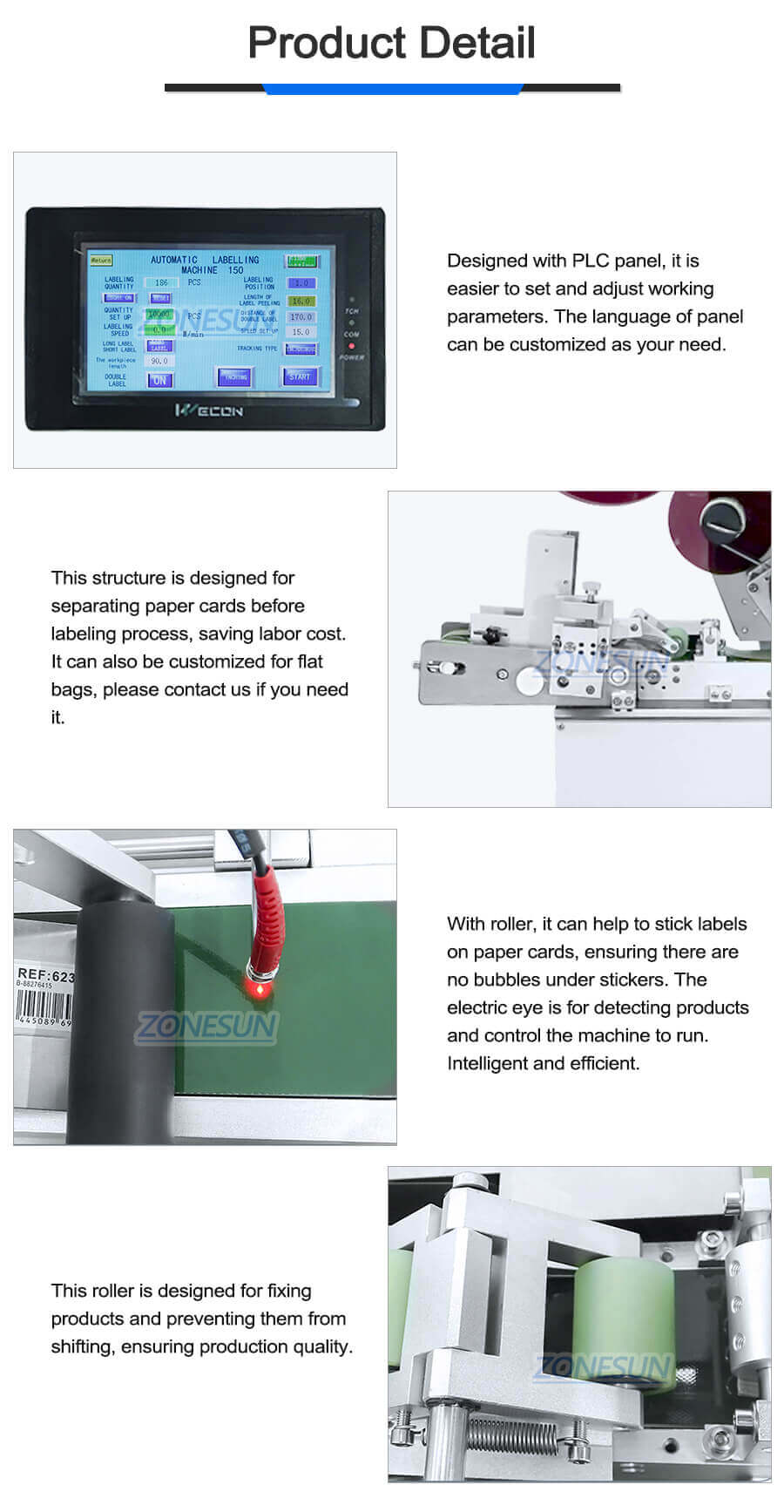 Paper Card Labeling Machine-ZONESUN TECHNOLOGY LIMITED Paper Card Labeling Machine-ZONESUN TECHNOLOGY LIMITED
