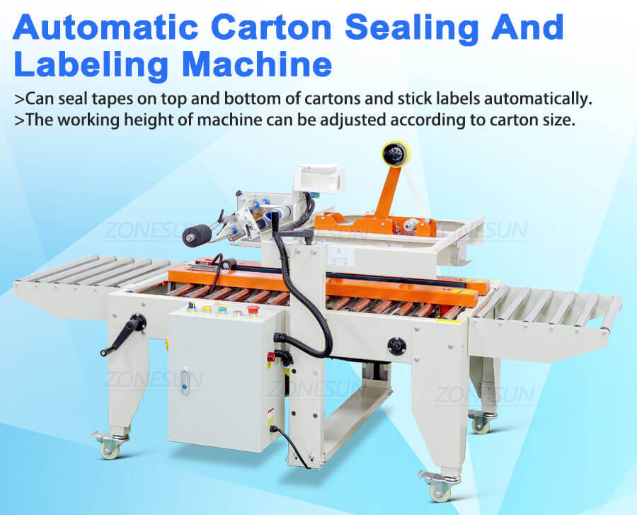 Carton Sealing Labeling Machine-ZONESUN TECHNOLOGY LIMITED