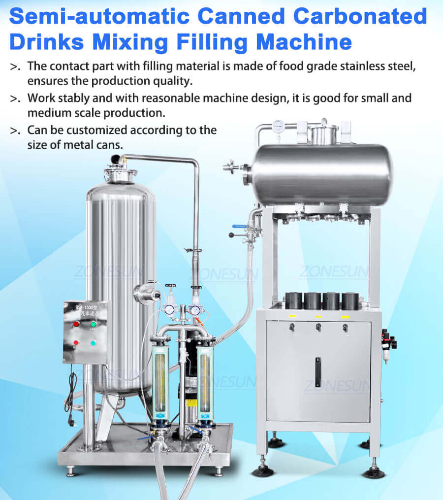 Beverage Cans Filling Machine-ZONESUN TECHNOLOGY LIMITED Beverage Cans Filling Machine-ZONESUN TECHNOLOGY LIMITED