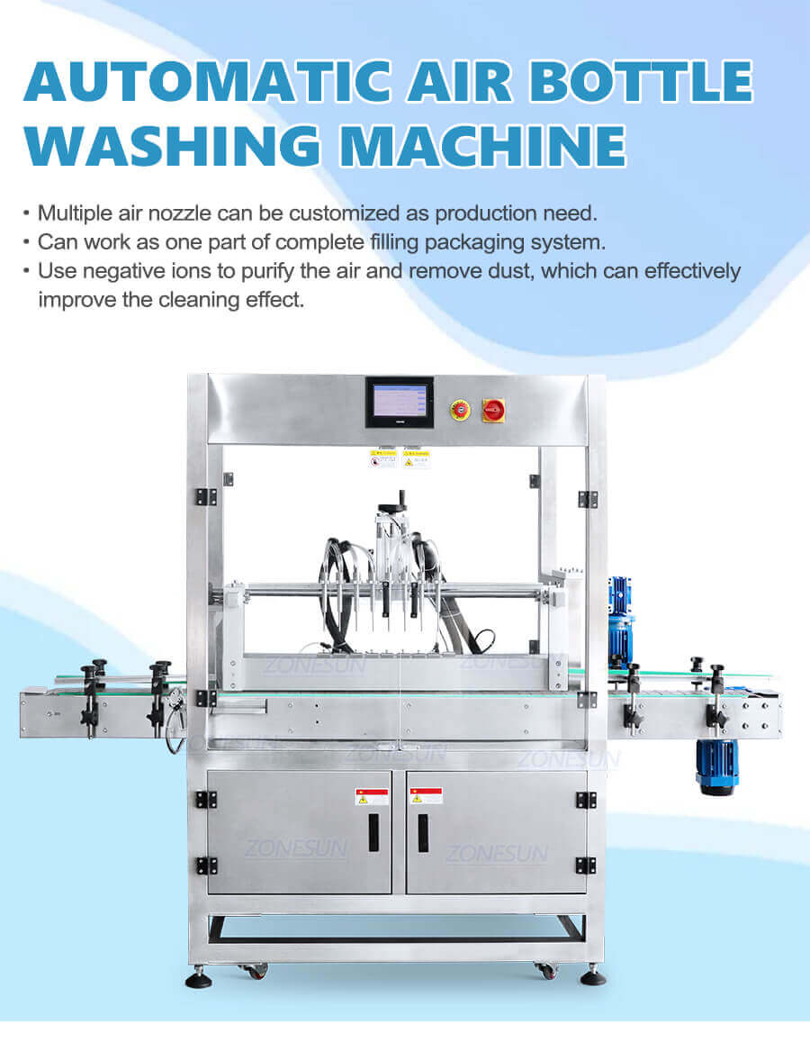 8 Heads Air Bottles Washing Machine-ZONESUN TECHNOLOGY LIMITED 8 Heads Air Bottles Washing Machine-ZONESUN TECHNOLOGY LIMITED