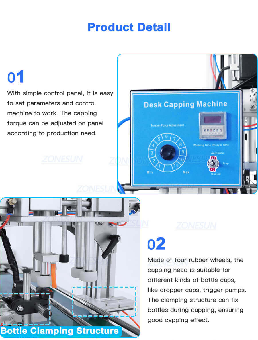 Desktop Automatic Capping Machine-ZONESUN TECHNOLOGY LIMITED Desktop Automatic Capping Machine-ZONESUN TECHNOLOGY LIMITED