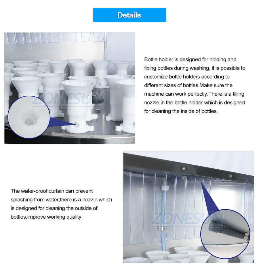 32 Heads Bottle Washing Machine-ZONESUN TECHNOLOGY LIMITED 32 Heads Bottle Washing Machine-ZONESUN TECHNOLOGY LIMITED