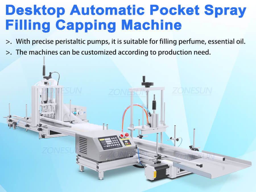 Pocket Perfume Card Bottle Filling Pressing Capping Machine-ZONESUN TECHNOLOGY LIMITED Pocket Perfume Card Bottle Filling Pressing Capping Machine-ZONESUN TECHNOLOGY LIMITED