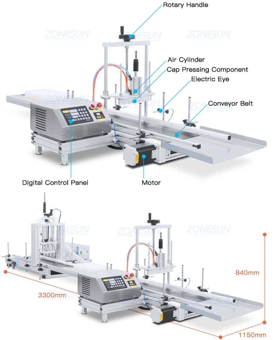 Pocket Perfume Card Bottle Filling Pressing Capping Machine-ZONESUN TECHNOLOGY LIMITED Pocket Perfume Card Bottle Filling Pressing Capping Machine-ZONESUN TECHNOLOGY LIMITED