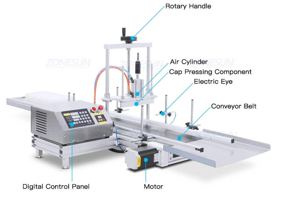 Desktop Bottle Capping Pressing Machine-ZONESUN TECHNOLOGY LIMITED Desktop Bottle Capping Pressing Machine-ZONESUN TECHNOLOGY LIMITED