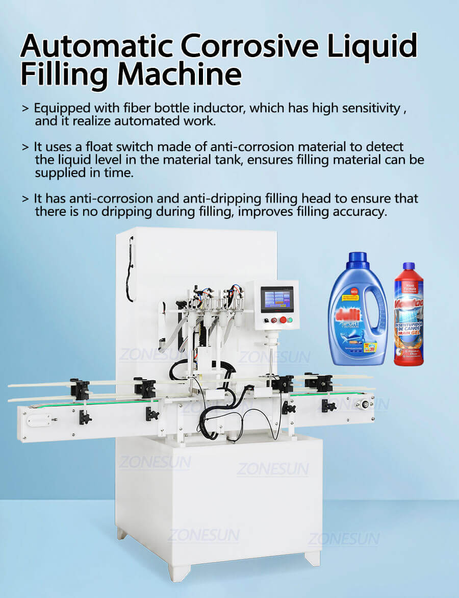 Corrosive Liquid Filling Machine-ZONESUN TECHNOLOGY LIMITED Corrosive Liquid Filling Machine-ZONESUN TECHNOLOGY LIMITED