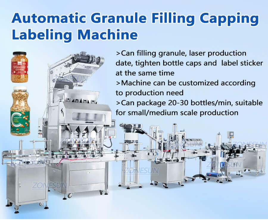 Granule Weighing Filling Line-ZONESUN TECHNOLOGY LIMITED Granule Weighing Filling Line-ZONESUN TECHNOLOGY LIMITED