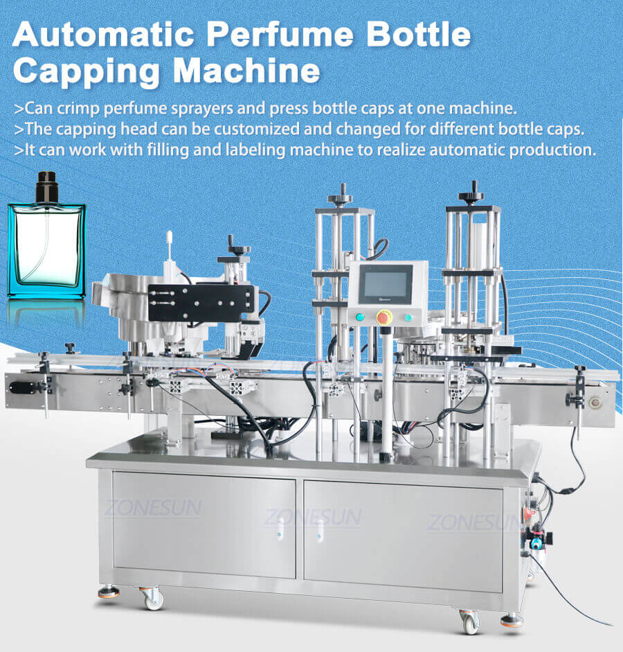 Perfume Bottles Capping Machine-ZONESUN TECHNOLOGY LIMITED Perfume Bottles Capping Machine-ZONESUN TECHNOLOGY LIMITED