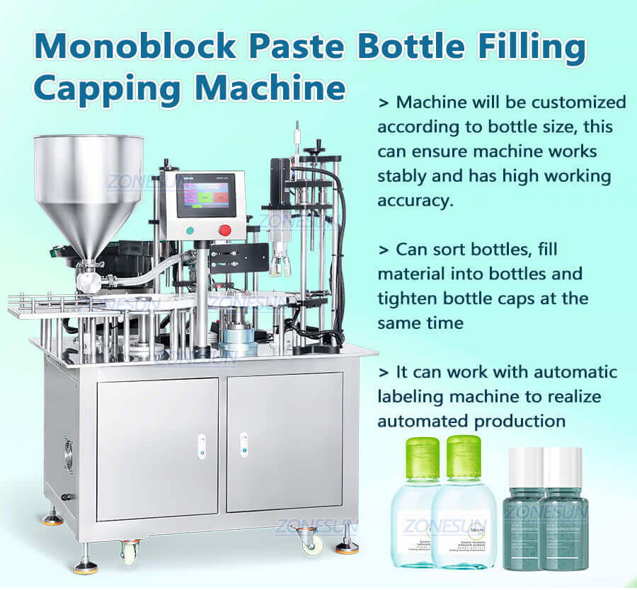 Rotary Paste Filling And Capping Machine-ZONESUN TECHNOLOGY LIMITED Rotary Paste Filling And Capping Machine-ZONESUN TECHNOLOGY LIMITED