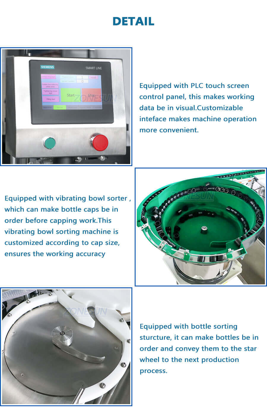 Rotary Paste Filling And Capping Machine-ZONESUN TECHNOLOGY LIMITED Rotary Paste Filling And Capping Machine-ZONESUN TECHNOLOGY LIMITED