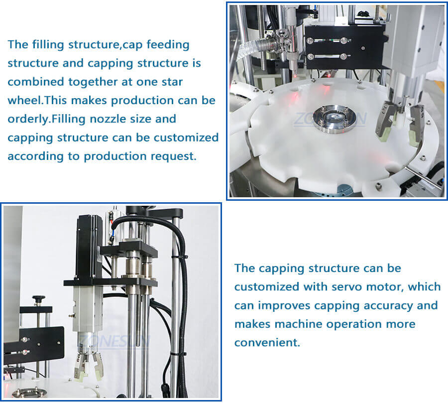 Rotary Paste Filling And Capping Machine-ZONESUN TECHNOLOGY LIMITED Rotary Paste Filling And Capping Machine-ZONESUN TECHNOLOGY LIMITED