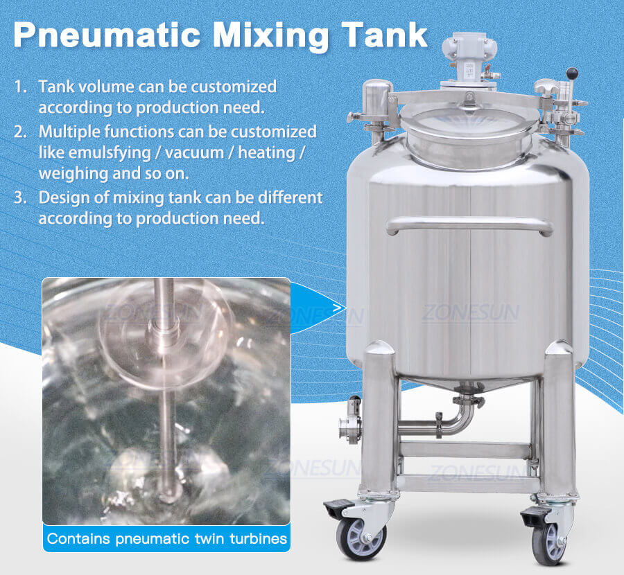 Pneumatic Perfume MixingTank-ZONESUN TECHNOLOGY LIMITED Pneumatic Perfume MixingTank-ZONESUN TECHNOLOGY LIMITED