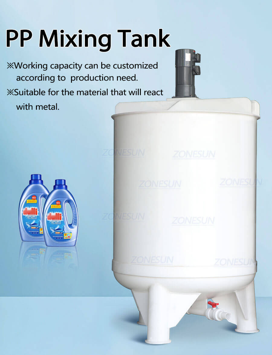 PP Mixing Tank-ZONESUN TECHNOLOGY LIMITED PP Mixing Tank-ZONESUN TECHNOLOGY LIMITED