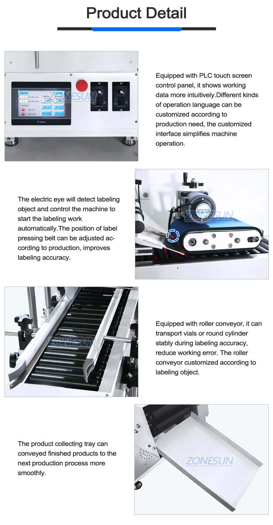 Tabletop Horizontal Labeling Machine-ZONESUN TECHNOLOGY LIMITED Tabletop Horizontal Labeling Machine-ZONESUN TECHNOLOGY LIMITED