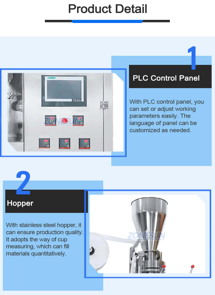 Tea Bag Filling And Sealing Machine-ZONESUN TECHNOLOGY LIMITED Tea Bag Filling And Sealing Machine-ZONESUN TECHNOLOGY LIMITED