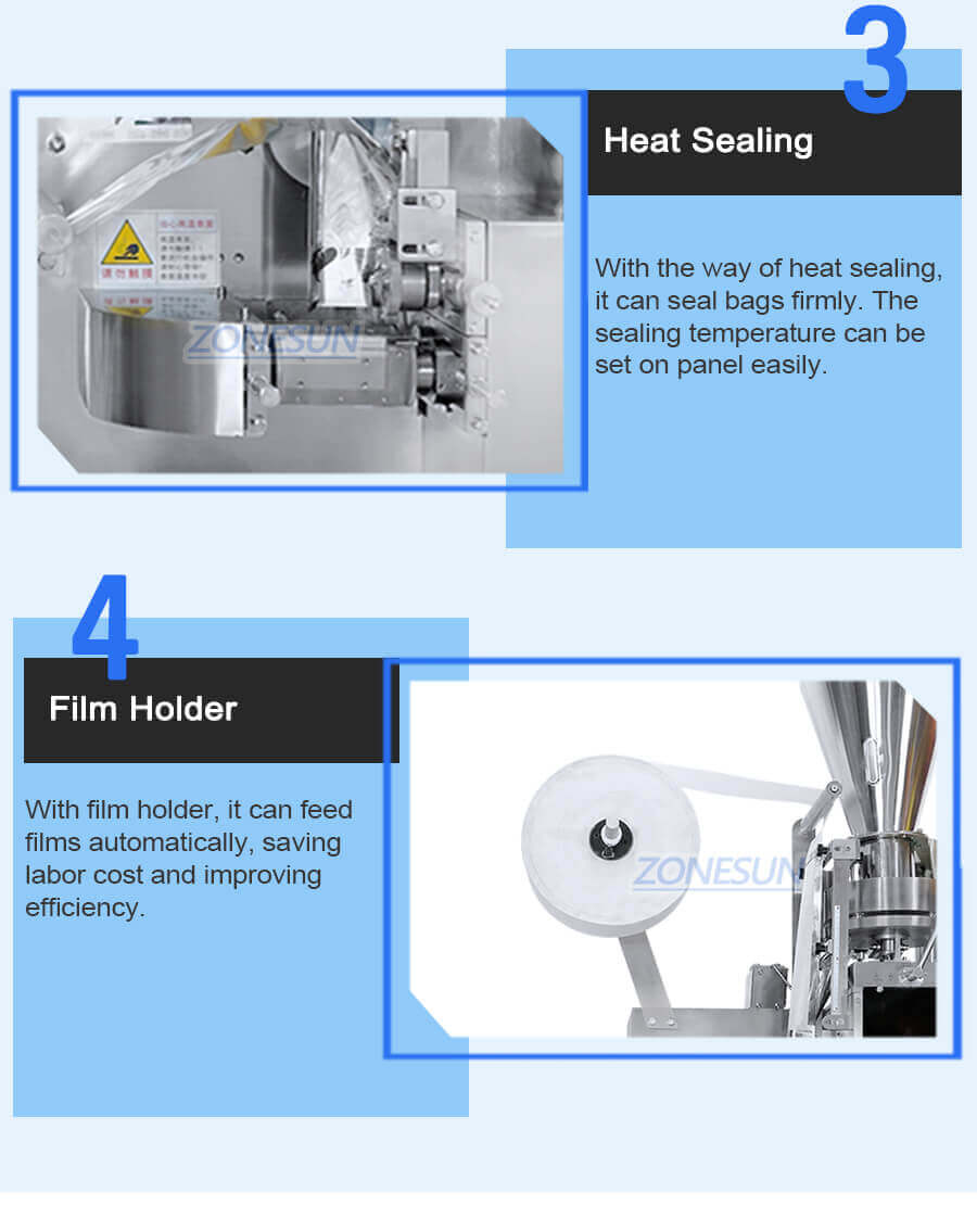 Tea Bag Filling And Sealing Machine-ZONESUN TECHNOLOGY LIMITED Tea Bag Filling And Sealing Machine-ZONESUN TECHNOLOGY LIMITED