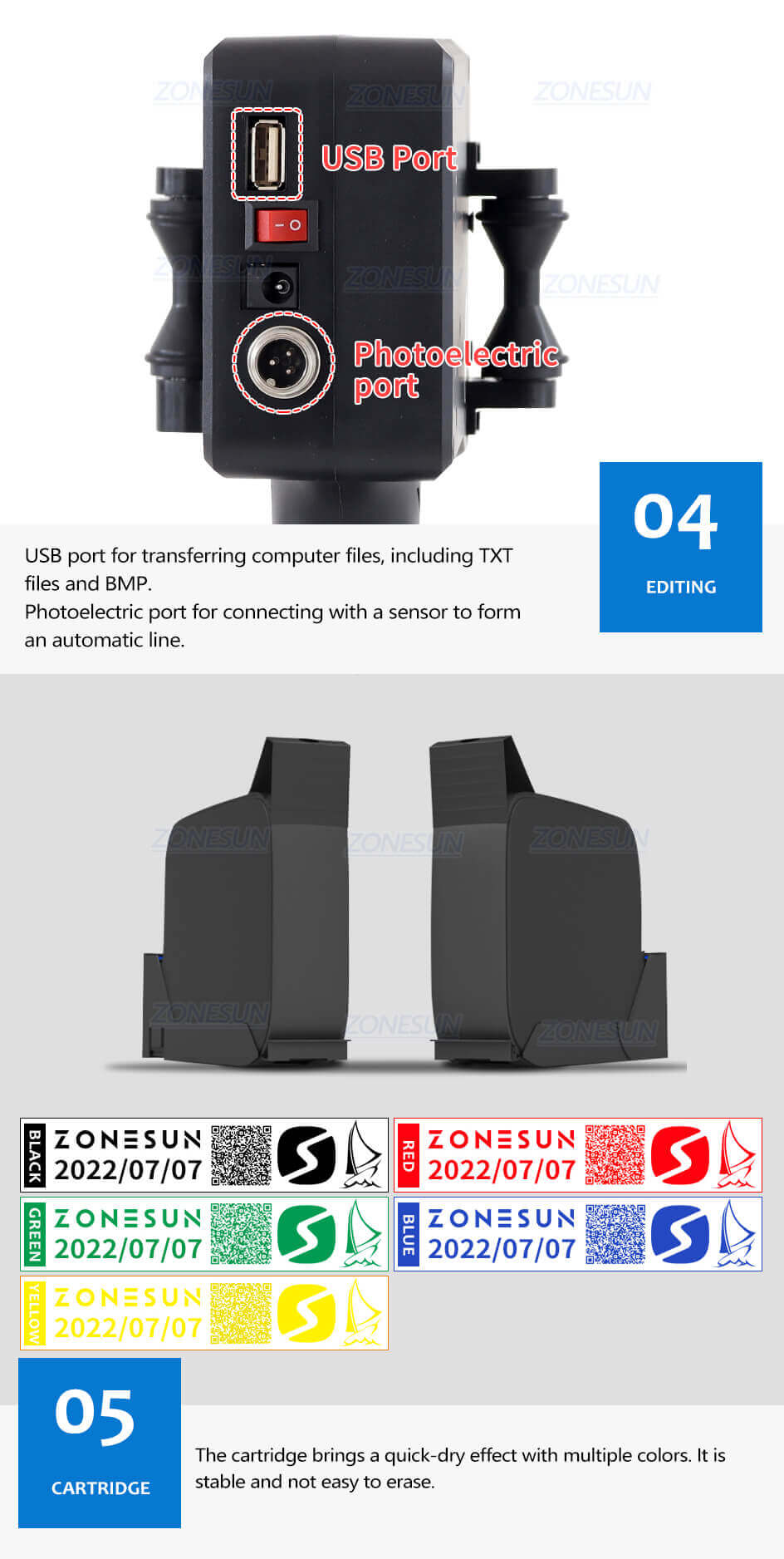 Handheld Inkjet Printer-ZONESUN TECHNOLOGY LIMITED Handheld Inkjet Printer-ZONESUN TECHNOLOGY LIMITED