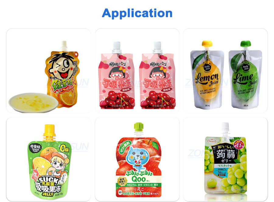 Rotary Spout Pouch Filling Capping Machine-ZONESUN TECHNOLOGY LIMITED Rotary Spout Pouch Filling Capping Machine-ZONESUN TECHNOLOGY LIMITED