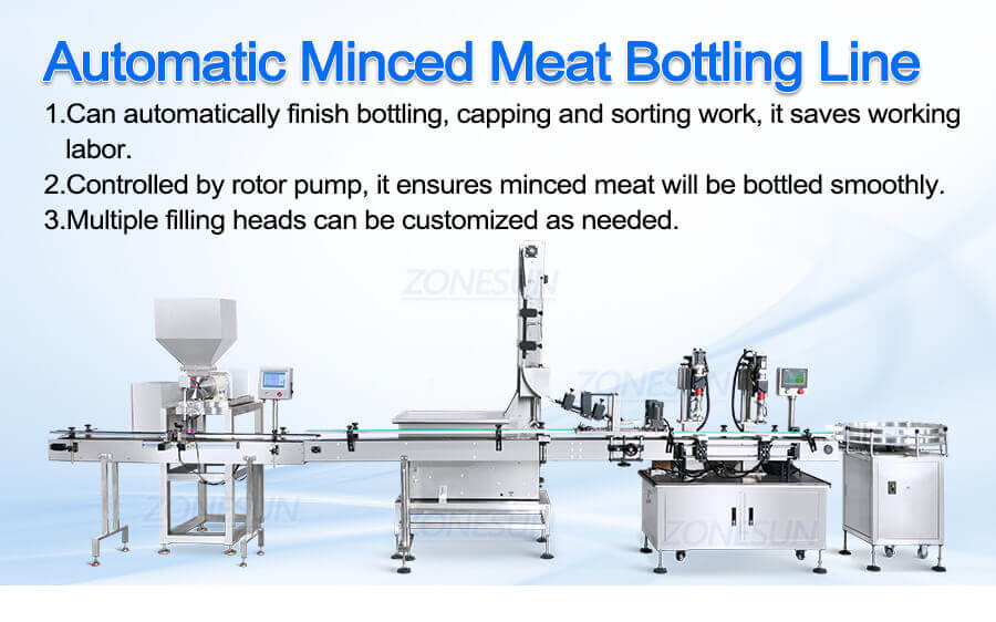 Meat Sauce Filling Line-ZONESUN TECHNOLOGY LIMITED