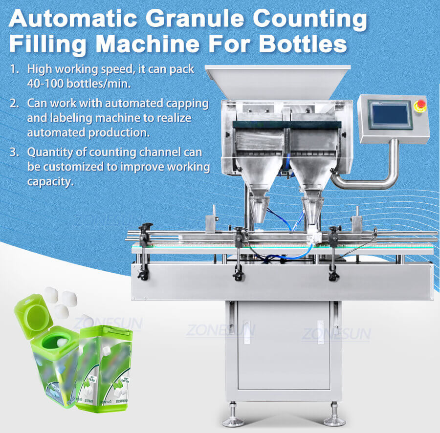 Bottles Counting Filling Machine-ZONESUN TECHNOLOGY LIMITED Bottles Counting Filling Machine-ZONESUN TECHNOLOGY LIMITED