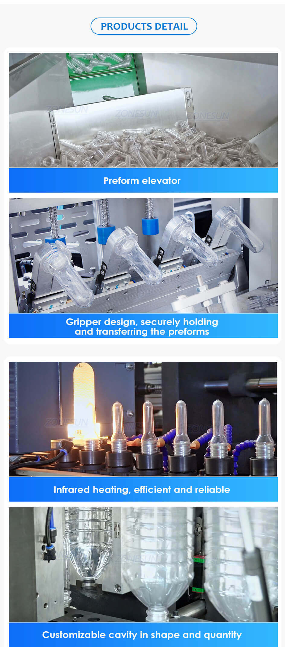 Automatic Bottle Blow Molding Machine-ZONESUN TECHNOLOGY LIMITED Automatic Bottle Blow Molding Machine-ZONESUN TECHNOLOGY LIMITED