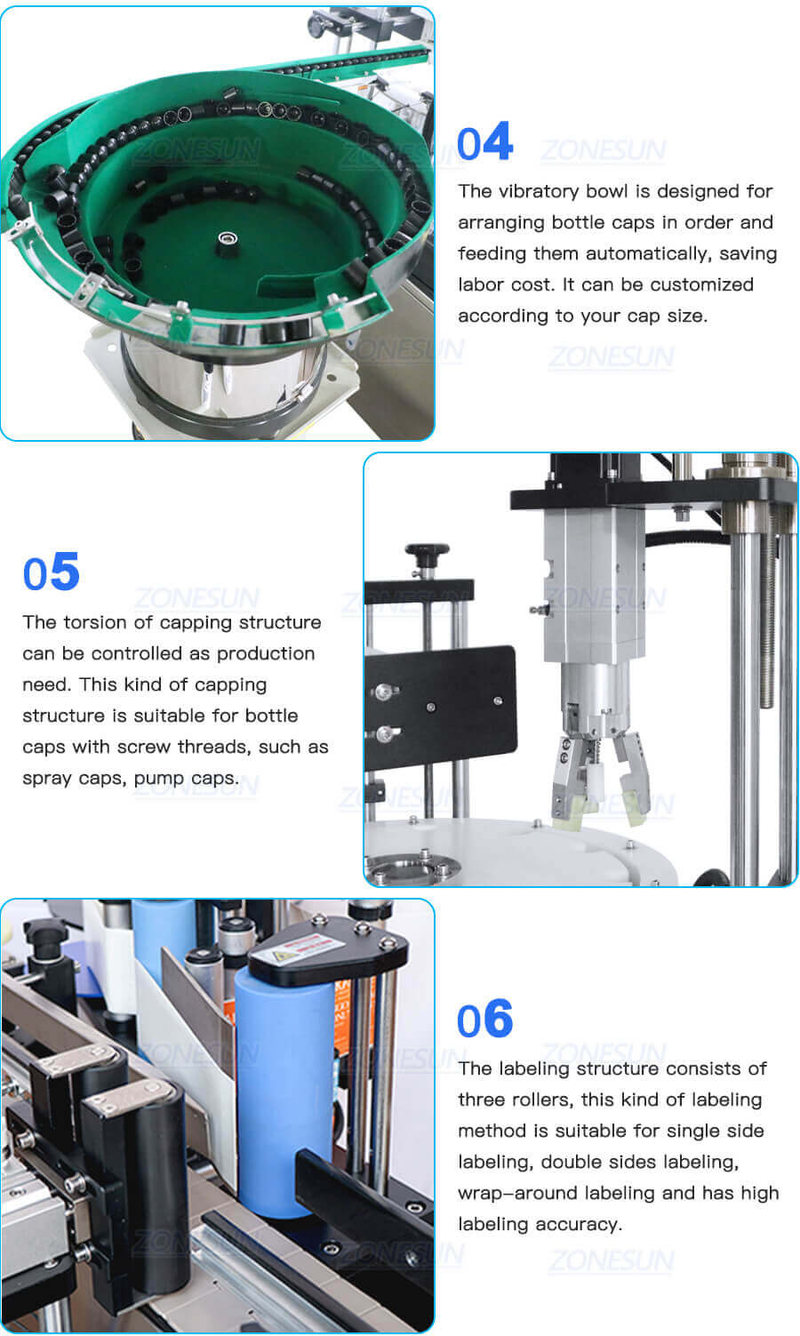 Rotary Filling Capping And Labdling Machine-ZONESUN TECHNOLOGY LIMITED Rotary Filling Capping And Labdling Machine-ZONESUN TECHNOLOGY LIMITED