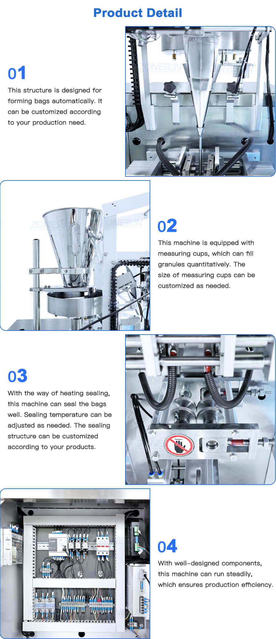 Tea Bag VFFS Packaging Machine-ZONESUN TECHNOLOGY LIMITED Tea Bag VFFS Packaging Machine-ZONESUN TECHNOLOGY LIMITED
