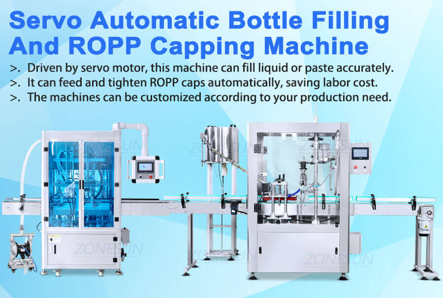 Ropp Tamper Proof Bottles Filling Line-ZONESUN TECHNOLOGY LIMITED Ropp Tamper Proof Bottles Filling Line-ZONESUN TECHNOLOGY LIMITED